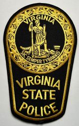 VIRGINIA STATE POLICE SHOULDER PATCH
